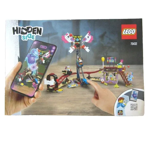 LEGO Hidden Side #70432 Haunted Fairground Instruction Booklet Manual Only 2020