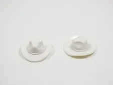 LEGO Lot of 2 White Fedora Hat Accessory Minifig I12