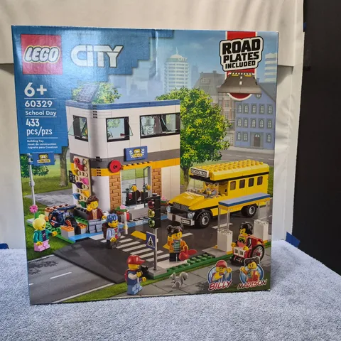 LEGO CITY# 60329 School Days Building Kit 433 Pcs Playset * Retired Set *