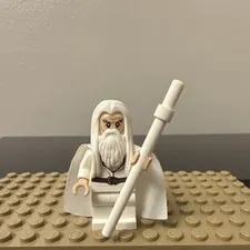 LEGO Lord of the Rings Gandalf the White Minifigure Cape Staff LOR063