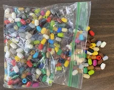 LEGO Parts: 1x1 Brick, Round, Mixed Colors 3062a 3062b Lot of 330