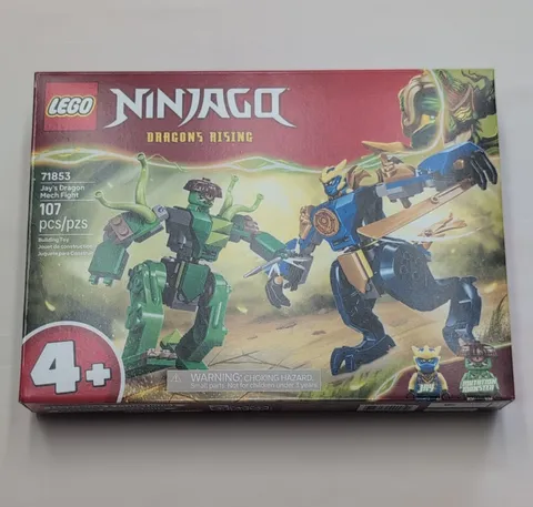 LEGO NINJAGO Dragons Rising 71853 Jay's Dragon Mech Fight 107pcs 4+ Box