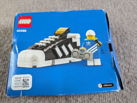 LEGO 40486 Adidas Originals Superstar Mini 92 pcs New/sealed W Box Damage