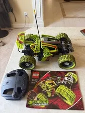 RC Outdoor Challenger Racers Lego 8675 14 mph Batteries Charger 2006 works