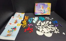 3 in 1 LEGO Creator Magical Unicorn 31140 Complete w/ Manuals Peacock & Seahorse