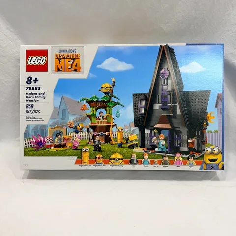 LEGO Despicable Me: Minions and Gru's Family Mansion (75583) ~NEW/FACTORY SEALED
