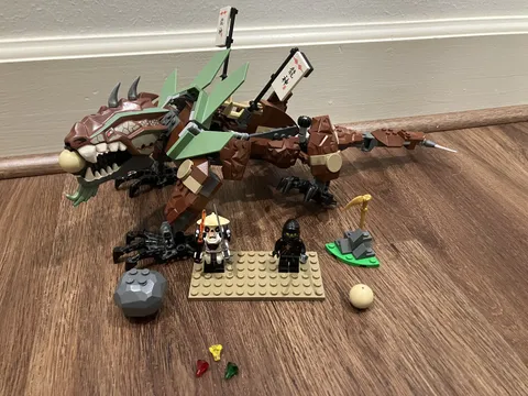 Lego Ninjago Earth Dragon Defense 2509 | DX Cole Replaced with Training Gi Cole