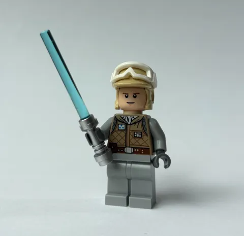 Lego Luke Skywalker Hoth Minifigure Star Wars 8089 jedi sw0098 lot rare cmf