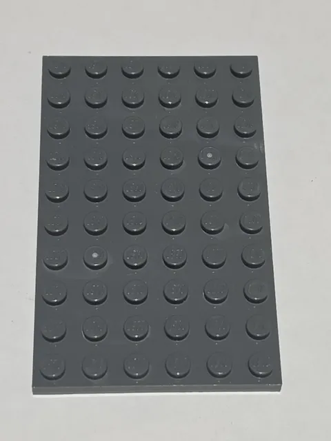 LEGO Plate Dark Bluish Gray ● 6 X 10 ● #  3033 ● QTY 1