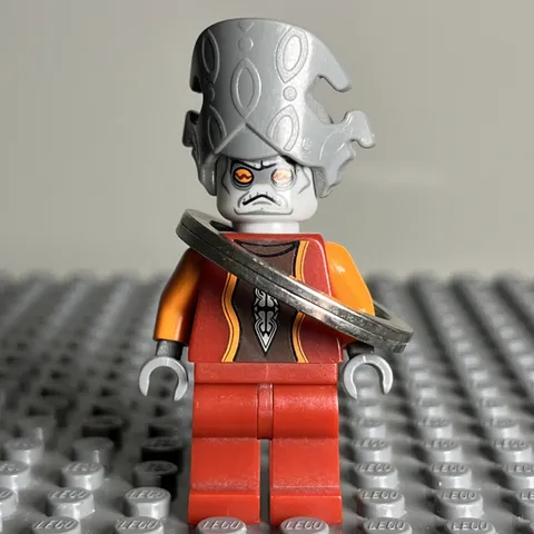LEGO Star Wars Nute Gunray Minifigure Ring Keychain Minifig Key Chain sw0242 1P