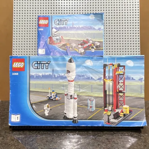 LEGO City 3 Booklet Set 3368 Space Center Instruction Manuals Only No Bricks
