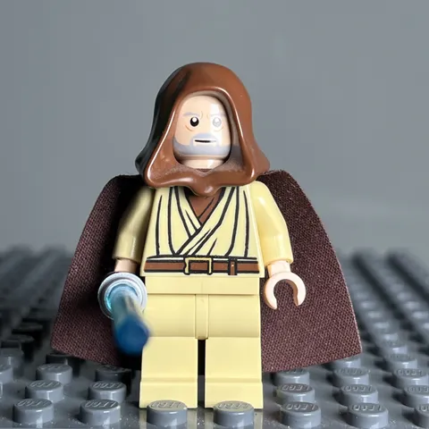Lego Obi-Wan Kenobi Minifigure 7965 10188 sw0336 Star Wars CMF Lot Rare - 3C