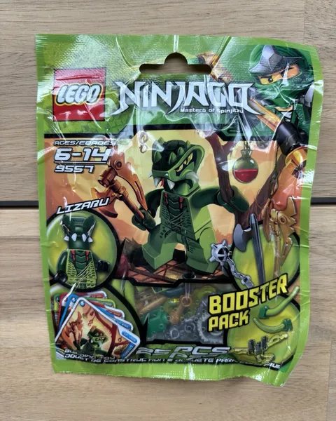 LEGO NINJAGO Lizaru Booster Pack 9557 Polybag 7-Piece Complete Set