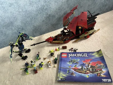 LEGO NINJAGO Final Flight of Destiny's Bounty 70738 In 2015 Used W/Manual As Is