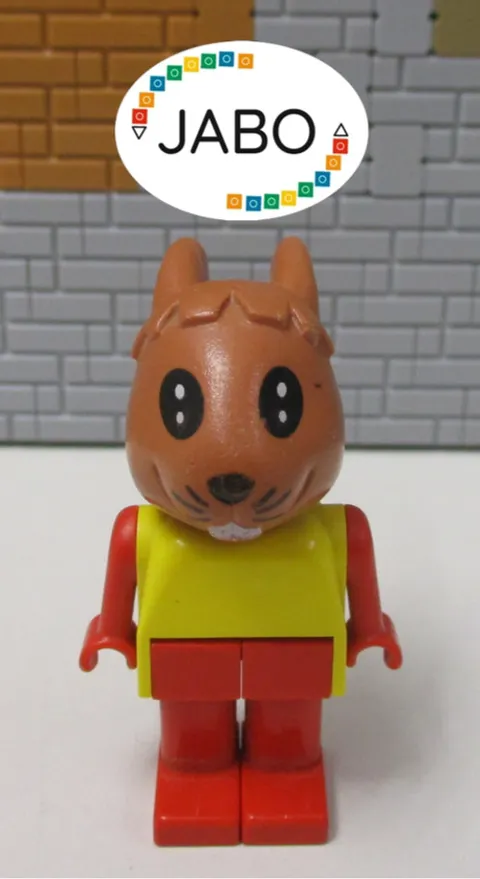 (E5/39) Lego Fabuland Figure fab3a Rufus Rabbit 801 3708
