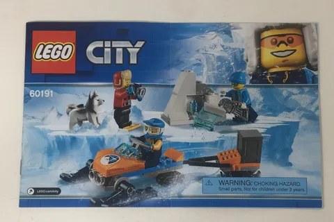 Lego 60191 City Arctic Exploration Team Instruction Manual Book Only - No Bricks