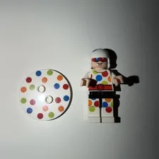 LEGO DC Polka-Dot Man Minifigure (sh0397) from #70917 - BASE INLCUDED