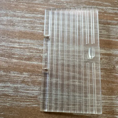 Lego Vintage 1970s Trans-clear Door 1 x 4 x 6 3644 Classic Town Police, City