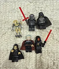 LEGO Star Wars 6 Minifigure Lot Kylo Ren Vader Maul Dooku Grievous