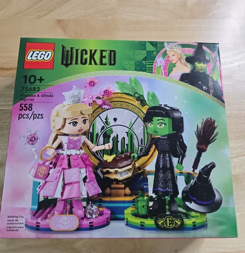 LEGO Wicked Elphaba & Glinda Figures 75682 New Collectible Toy Gift Building Set