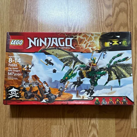 LEGO NINJAGO The Green NRG Dragon 70593 Complete Set 567 pcs w/ Box Instructions
