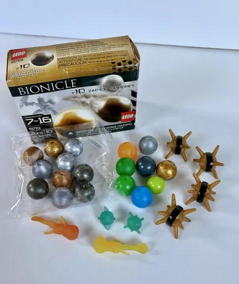 LEGO Bionicle AMMO-Zamor Sphere 8719 (NEW), Squid, Thornax 85582 Mixed balls