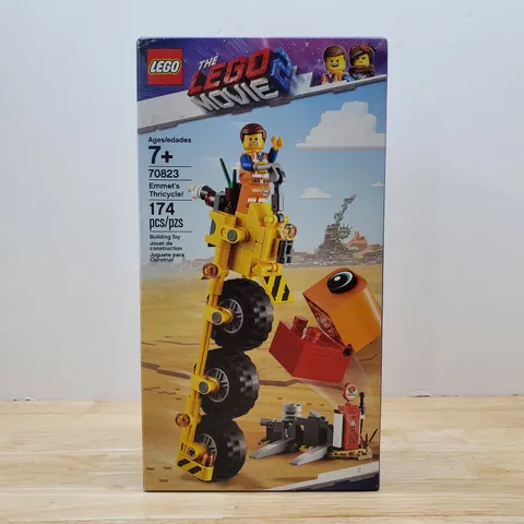 Lego Set 70823 Lego Movie 2: Emmet’s Thricycle! New Sealed Emmets Trike 174 Pcs 