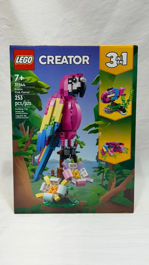 LEGO CREATOR: Exotic Pink Parrot (31144) ~ NEW / FACTORY SEALED ~