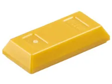 LEGO 50x Pearl Gold Minifigure, Utensil Ingot 1 x 2 inv.637