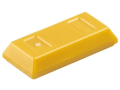 LEGO 50x Pearl Gold Minifigure, Utensil Ingot 1 x 2 inv.637