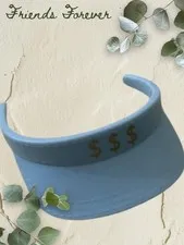 Barbie BLUE $$$ Visor hat tennis cap pool beach LOL OMG Clone Bratz KEN