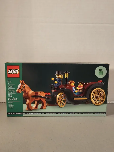 New Lego Wintertime Carriage Ride (40603) Limited Edition Promo Set