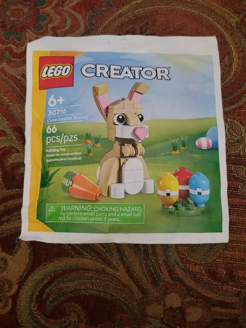 LEGO Cute Easter Bunny 30716 Creator Building Toy Complete Set In Box