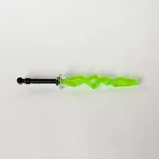 LEGO Wizard Wand Sword Spell Black Good Witch Gear Bright Green Ninjago