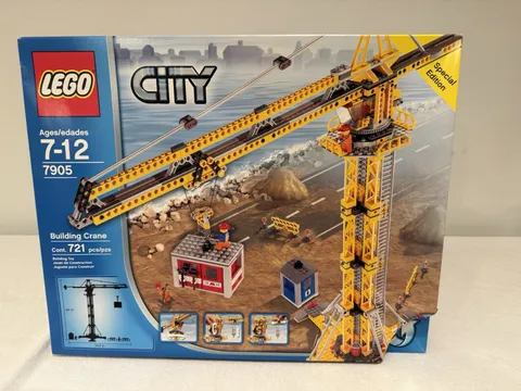 LEGO CITY Building Crane 7905 Factory Sealed Near Mint box SPECIAL EDITION