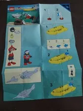 LEGO 6555 Sea Hunter Diver Town System Vintage- Instructions Only