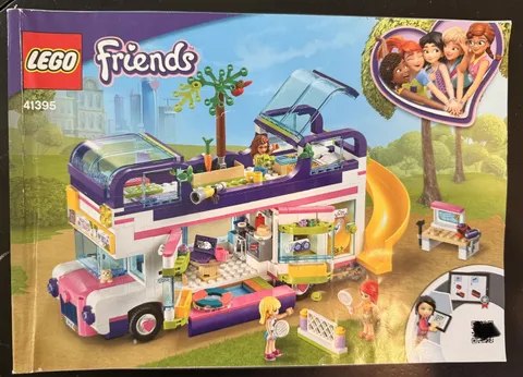 LEGO® Friends 41395 Friend’s Bus Instruction Manual Only!