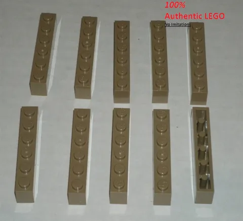 LEGO NEW 1x6 Dark Tan Brick (10x) 4247151 Brick 3009