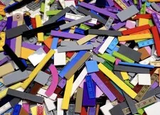 LEGO 500 Piece Assorted Tiles Lot Flat Finishing Plate Smooth ALL COLORS