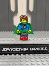 LEGO Minifig drm021 - Mateo - Bright Green Utility Belt and Cape