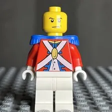 LEGO Pirates of the Caribbean poc019 King George Soldier 4191 - 1Q