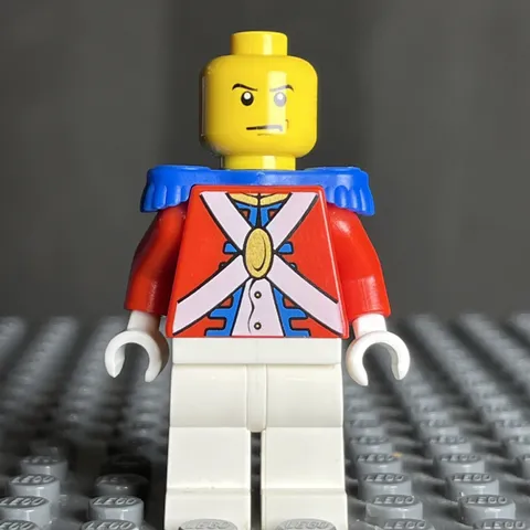 LEGO Pirates of the Caribbean poc019 King George Soldier 4191 - 1Q
