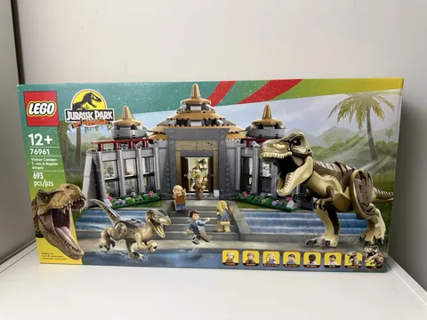 LEGO Jurassic Park 76961 Visitor Center T. rex & Raptor Attack RETIRED SEALED