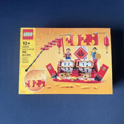 NEW IN BOX LEGO 40678 Festival Calendar - RETIRED Seasonal 2024