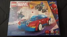 New LEGO Marvel Spider-Man Race Car & Venom Green Goblin (76279, retired)
