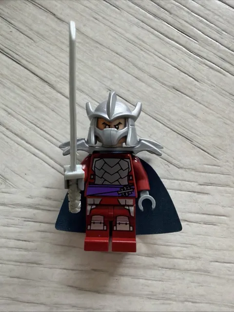 LEGO TMNT Shredder Minifigure Complete w/ Sword Cape