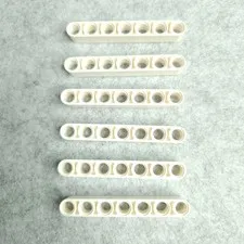 LEGO 32524 Technic Liftarm Thick 1 x 7 White x6 Genuine