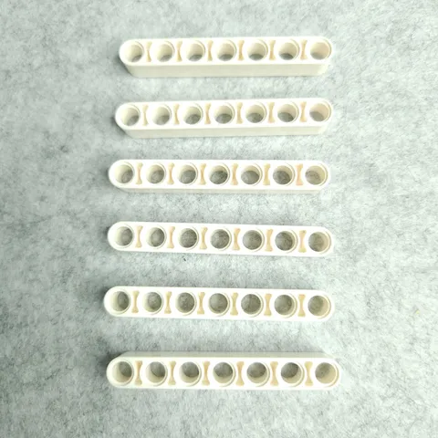 LEGO 32524 Technic Liftarm Thick 1 x 7 White x6 Genuine