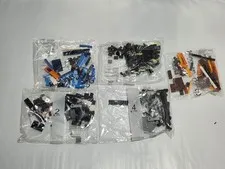LEGO Sealed Parts Bags Lot 5 Factory New Mixed Bricks Pieces 2017 Incomplete