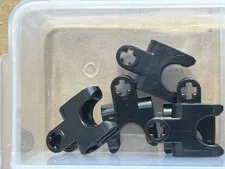 LEGO Parts - Black Technic, Axle 2 x 3 Ball Joint Socket - No 67695 - QTY 5